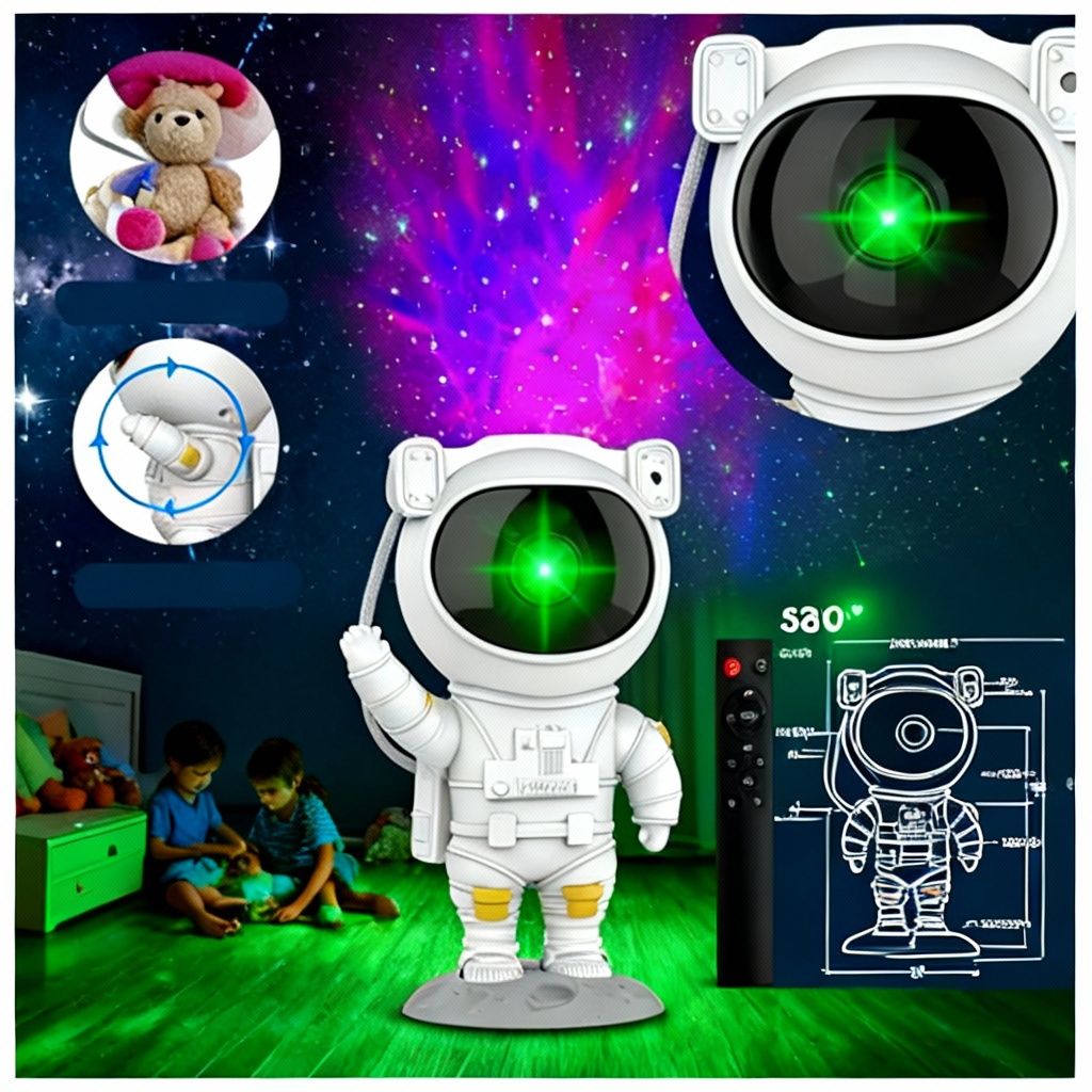 Projektor z funkcją obrotu 360 stopni